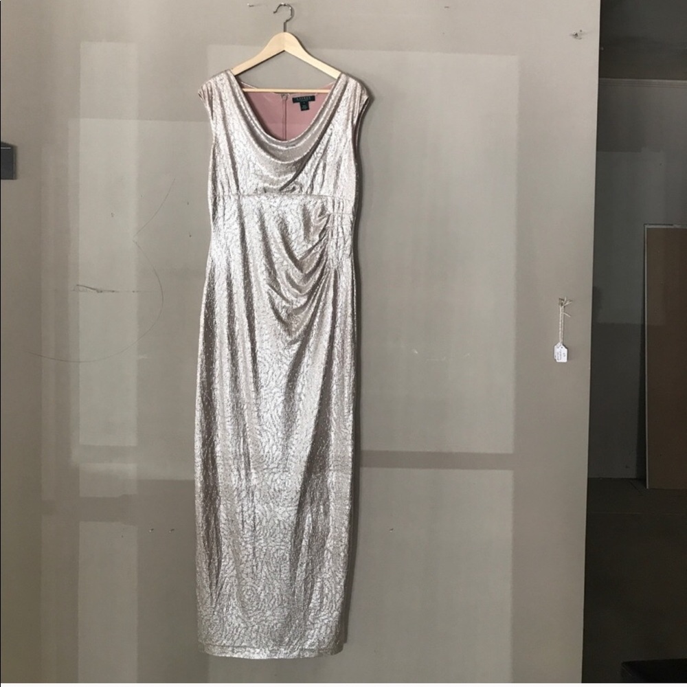 Ralph Lauren Metallic Evening Homecoming Gown